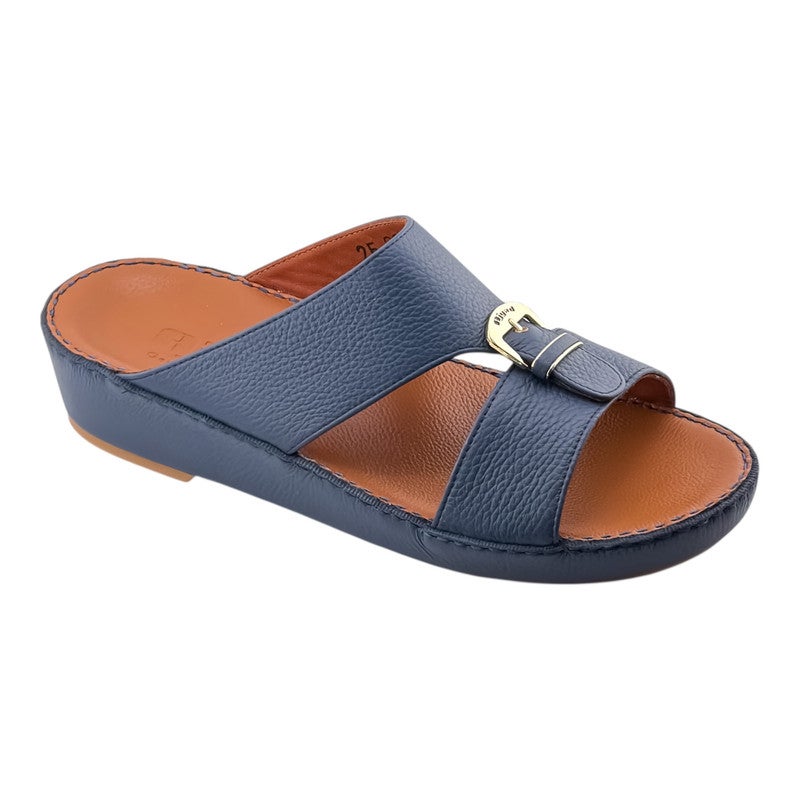 AJYAD Handmade Arabic Sandals For Men | Outdoor Mens Slippers | Everyday Flip Flops Open Toe | Arabic Genuine Shamwa Leather | New Design | Tan Footbed | Comfortable & LightWeight - Image 1